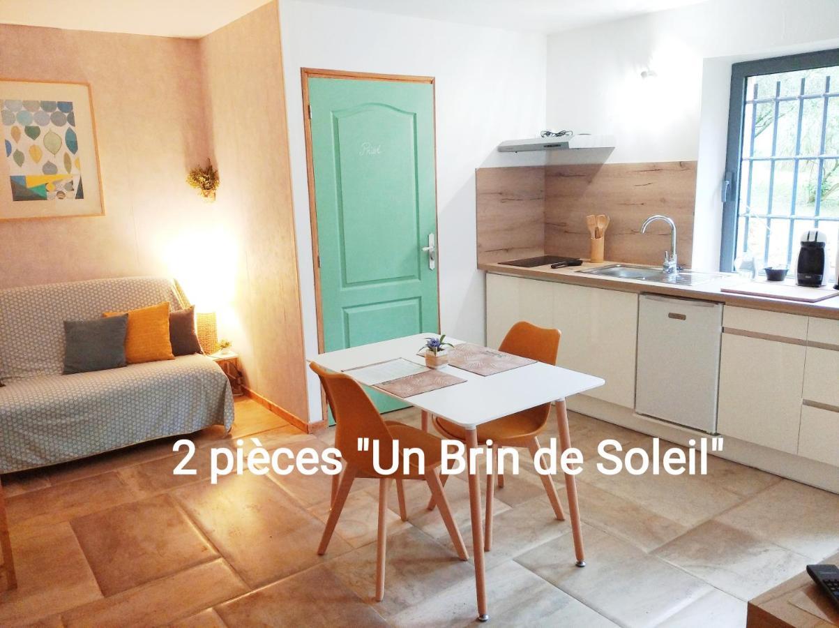 2 Pieces "Le Brin De Soleil" Gites Appart 'Hotel L'Echappee Belle D'Aubenas Logement 1 Sur 3 Екстериор снимка