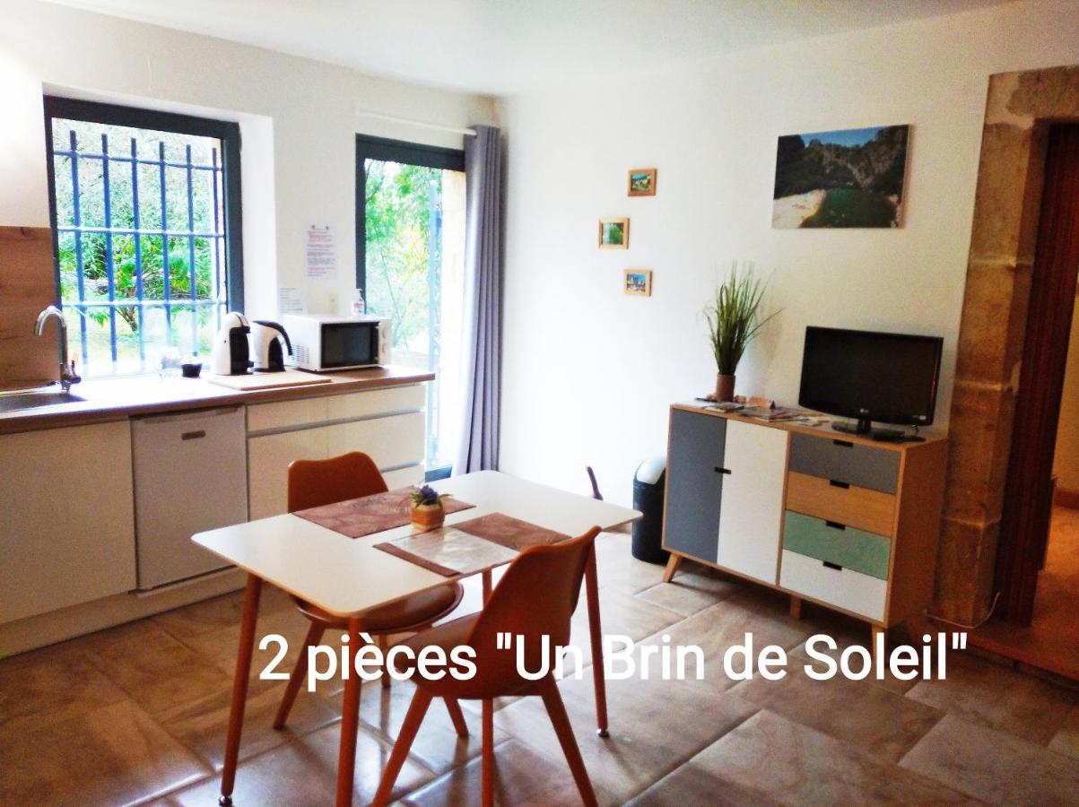 2 Pieces "Le Brin De Soleil" Gites Appart 'Hotel L'Echappee Belle D'Aubenas Logement 1 Sur 3 Екстериор снимка