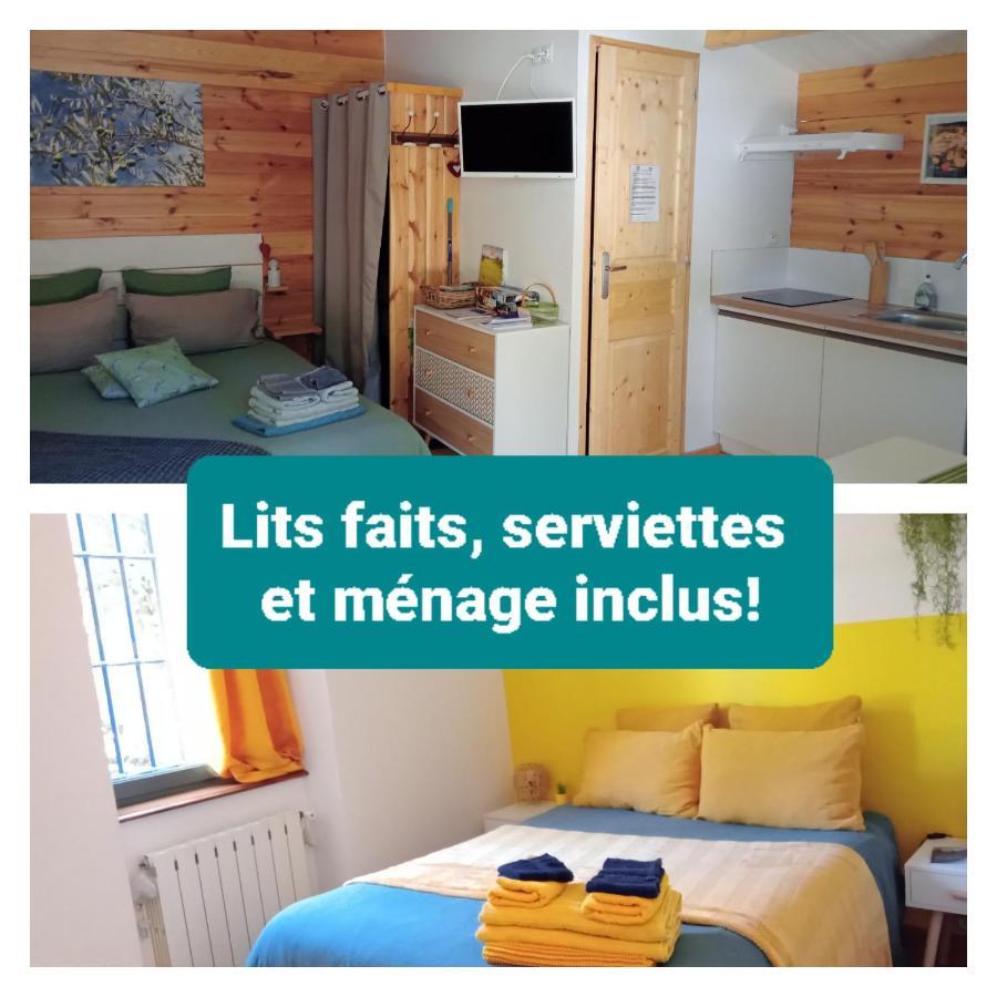 2 Pieces "Le Brin De Soleil" Gites Appart 'Hotel L'Echappee Belle D'Aubenas Logement 1 Sur 3 Екстериор снимка